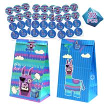 Sacos de presentes de festa Haxpacal Video Game Llama 32 unidades de aniversário