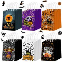 Sacos de presentes de Halloween Sinload 24 unidades com alças 21x15x8 cm Sacos de presentes de Halloween Sinload 24 unidades com alças 21x15x8 cm