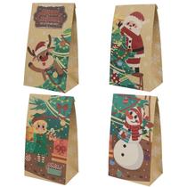 Sacos de presentes de Natal Haobell, 24 peças com adesivos 21x11,5x8 cm