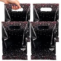 Sacos de presentes Party Favor Pasimy preto/rosa dourado 50 unidades