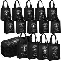 Sacos de presentes religiosos Sweetude, 30 peças não tecidas, 25x20x10cm