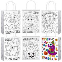 Sacos de presentes Yaomiao Halloween Trick Or Treat x24 Kraft Paper