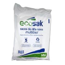 Sacos De Ràfia Ecosak Com 5 Unidades - 50x75cm