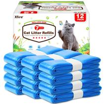 Sacos de recarga Cat Litter Xfire, pacote com 12, 100% Odor Lock Litter