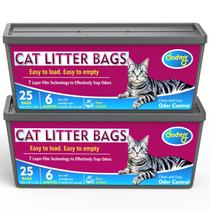 Sacos de recarga de areia para gatos Genie Easy Roll Litter Bin, 2 pacotes