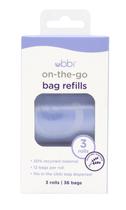 Sacos de recarga Ubbi On-the-Go com aroma de lavanda, pacote com 36