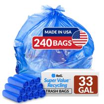 Sacos de reciclagem Reli. SuperValue 125 L (240 unidades, a granel) azul