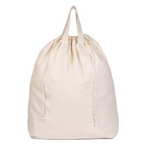 Sacos de roupa suja para dormitórios universitários Forro de cesto de roupa suja universitária versátil e pesado com cordão Forro de cesto de roupa suja de lona Sacos de roupa suja de tecido 100% algodão, laváveis e dobráveis (1 pacote)