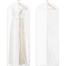 Sacos de roupas Simple Houseware Clear 165 cm com zíper, pacote com 2