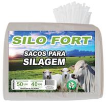 Sacos De Silagem Branco 51x110 C/ Abraçadeiras C/100 Und Sacos De Silagem Branco 51x110 C/ Abraçadeiras C/100 Und
