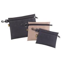 Sacos de transporte Custom Leathercraft 1100 Zip, pacote com 3, 23x18 cm