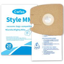 Sacos de vácuo Cwfas, pacote com 20 unidades, estilo MM para Eureka Mighty Mite
