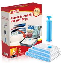 Sacos de vácuo de viagem Space Saver Combo Pack 6 sacos Brodi