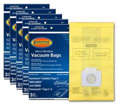 Sacos de vácuo Envirocare Substitution para aspiradores de pó Kenmore C/Q 5055 50557 50558 Panasonic C-5 Canister, pacote com 15 Sacos de vácuo Envirocare Substitution para aspiradores de pó Kenmore C/Q 5055 50557 50558 Panasonic C-5 Canister, pacote com 15
