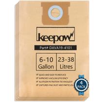 Sacos de vácuo KEEPOW compatíveis com Dewalt 23-38L Vacuum, pacote com 4