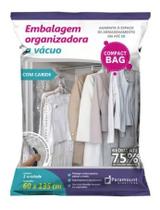 Sacos de Vedação a Vácuo Com Cabide Organizador de Armário Campacta Roupas 60 X 135 cm Vestido Terno Casaco Longo