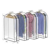 Sacos de vestuário Jollygleam Upgraded Thickened Clear, 4 pacotes