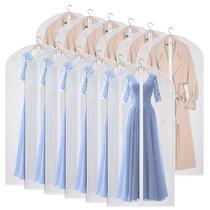 Sacos de vestuário Kntiwiwo Dress Bag 60" para armazenamento (conjunto de 12) Sacos de vestuário Kntiwiwo Dress Bag 60" para armazenamento (conjunto de 12)