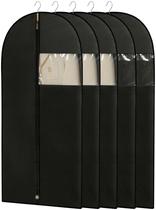 Sacos de vestuário Perber com 50 cm de comprimento para armazenamento em armários, 5 pacotes
