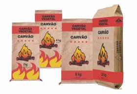 Sacos Embalagem Kraft P/Carvão Vegetal 10 KG 40X11X92 100 UN