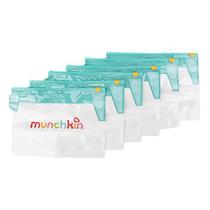 Sacos esterilizadores de microondas Munchkin Latch, 180 usos, pacote com 6, elimina até 99,9% das bactérias comuns, brancas, pequenas (8 x 11")