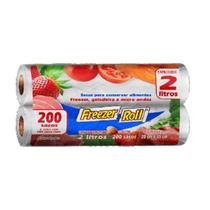 Sacos Freezer 2l Dover Roll 2 Rolos Com 100 Unidades Cada Sacos Freezer 2l Dover Roll 2 Rolos Com 100 Unidades Cada