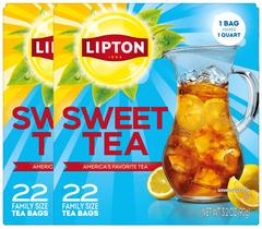 Sacos gelados Tea Lipton Southern Sweet, 44 unidades, pacote de 180 g