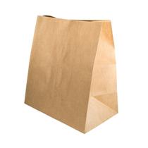 Sacos Kraft SOS 15Kg (24x12x36cm.) P/ Delivery Hamburguer Lanches C/ 100 Un.