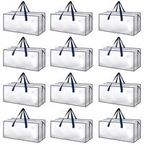 Sacos móveis HealSmart Extra Large, pacote com 12 unidades, 95L/25 galões transparentes Sacos móveis HealSmart Extra Large, pacote com 12 unidades, 95L/25 galões transparentes