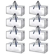 Sacos móveis HealSmart Extra Large, pacote com 8 unidades, 95L/25 galões transparentes Sacos móveis HealSmart Extra Large, pacote com 8 unidades, 95L/25 galões transparentes
