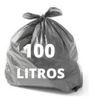 Sacos P/ Lixo Reciclável 100l Melhor Custo Beneficio 20un. Cor Cinza