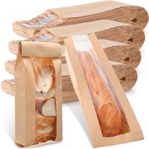 Sacos para Armazenamento de Alimentos Thenshop 200 unidades Kraft Marrom 11x61cm Sacos para Armazenamento de Alimentos Thenshop 200 unidades Kraft Marrom 11x61cm