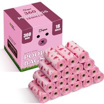 Sacos para cocô de cachorro com dispensador JOYEUX Leak Proof 360 Count