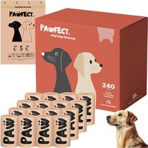 Sacos para cocô de cachorro Pawfect, biodegradáveis, compostáveis, 240 unidades Sacos para cocô de cachorro Pawfect, biodegradáveis, compostáveis, 240 unidades