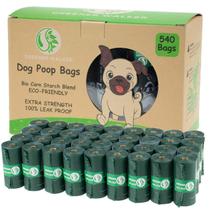 Sacos para Coleta de Fezes de Cães Greener Walker - 540 Unidades - Verde Escuro