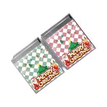 Sacos para Doces de Natal Autoadesivos - 100 Peças - Embalagem para Presentes e Lanches