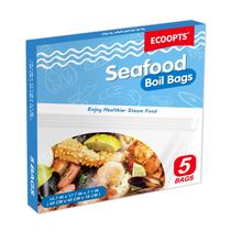 Sacos para ferver frutos do mar ECOOPTS de tamanho grande para peixe, caranguejo e camarão Sacos para ferver frutos do mar ECOOPTS de tamanho grande para peixe, caranguejo e camarão