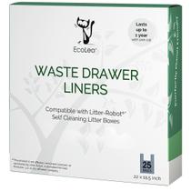 Sacos para Forro de Gaveta de Resíduos EcoLeo 25 unidades 56x42 cm