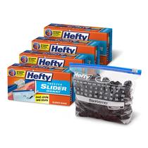 Sacos para freezer Hefty Calendar Slider 1L 140 sacos de 35 unidades x4