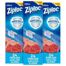 Sacos para freezer Ziploc Slider Stand-Fill Gallon 72x3 24x3 Sacos para freezer Ziploc Slider Stand-Fill Gallon 72x3 24x3