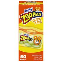 Sacos para Lanches Hefty Zoo Pals 50 Unidades com Fecho Pressão Sacos para Lanches Hefty Zoo Pals 50 Unidades com Fecho Pressão