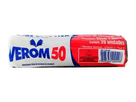 Sacos Para Lixo Extra Forte 50 litros 20 unidades Verom