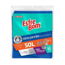 Sacos Para Lixo Resistente Reforçado EsfreBom 50 Litros Azul Sacos Para Lixo Resistente Reforçado EsfreBom 50 Litros Azul