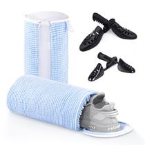 Sacos para máquinas de lavar sapatos Teletrogy com 2 pares de árvores azuis Sacos para máquinas de lavar sapatos Teletrogy com 2 pares de árvores azuis