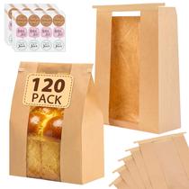 Sacos para Pão Moretoes para Armazenamento de Alimentos 35x21x9 cm Pacote com 120