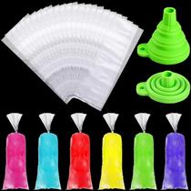 Sacos para Picolé Boao 240 unidades 7x30cm com Funil de Silicone Sacos para Picolé Boao 240 unidades 7x30cm com Funil de Silicone