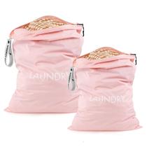 Sacos para roupa suja WiseBoy, kit com 2 unidades, impermeáveis e resistentes a odores