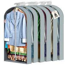 Sacos para Roupas AURUZA (40x10x60cm) - Kit com 6 Peças para Organização