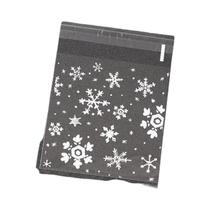 Sacos Plásticos Para Embalagem De Doces E Snacks Em Forma De Floco De Neve, 100 Peças, Sacos