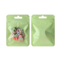 Sacos Plásticos Transparentes Coloridos De Mylar 50 Unidades Com Fecho Autoadesivo Para